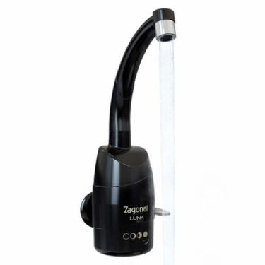 Imagem de Torneira Zagonel Luna 4 Temperaturas Preto 5500W, 110V