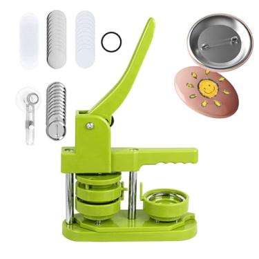 Imagem de Máquina de fabricante de pinos, máquina de fabricante de botões | Button Maker Pin Lightweight Press | Máquina de crachá inclui suporte rotativo para celebrações de Páscoa de Ano Novo de Ano Novo