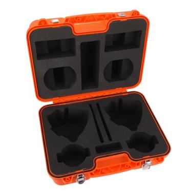 Imagem de Caixa de Instrumentos de Pesquisa Com Alça Confortável de Travamento, Estojo de Armazenamento PP para Estação Total, Teodolito, Nível, Conjuntos de Prisma, Adequados para