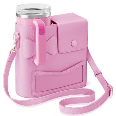Imagem de Bolsa tiracolo TCJJ Stanley Cup Purse com suporte para garrafa de água