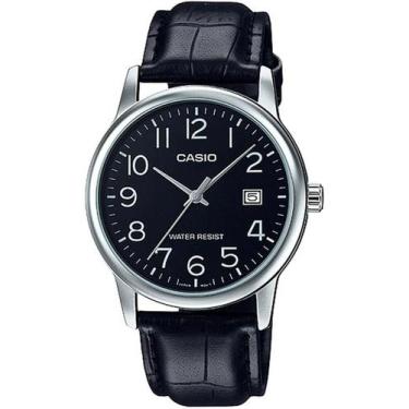 Imagem de Relógio Casio Masculino Analógico Preto MTP-V002L-1BUDF