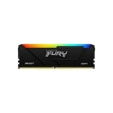 Imagem de Memória Ram Ddr4 Kingston Fury Beast Rgb Kf432C16Bb2A 8 Gb Preto