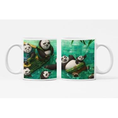 Imagem de Caneca de Porcelana Desenho Kung Fu Personalizada Md31 - Like Geek