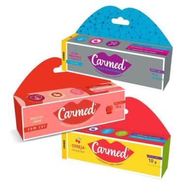 Imagem de Kit 3 und Carmed 1 Cereja, 1 Ácido Hialurônico, 1 Maçã do Amor