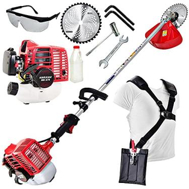 Imagem de Roçadeira Profissional Lateral Nakashi T270N Motor 2 Tempos Robusta de Alta Potência Com Empunhadura Circular