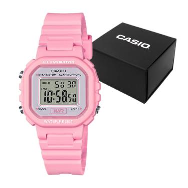 Imagem de Relógio Feminino Casio Standard Rosa à Prova D'água 30M LA-20WH-4A1DF