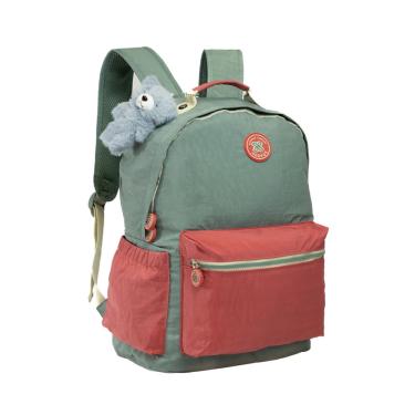 Imagem de Mochila Costas Feminina Bolsa Escolar Com Chaveiro Menina