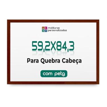Imagem de Moldura 59,2x84,3 para Quebra Cabeça Grow Puzzle com Proteção Petg (Chão de Barro)