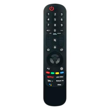 Imagem de Allimity MR22GA AKB76039902 Controle remoto de voz de substituição para LG TV OLED65B2AUA OLED55A2AUA OLED42C2AUA OLED55C2PUA OLED48C2PUA OLED55G2PUA OLED65C2AUA OLED65B2PUA OLED65A2AUA 43UQ9 000PUD