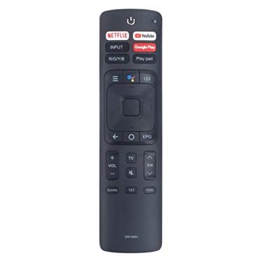 Imagem de Allimity ERF3I69H Controle remoto de voz de substituição para Smart TV Hisense 50RG 55RG 55H8F 65RG 55Q8809 55H9100E 65H9100E W9HBRCB0006