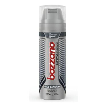 Imagem de Espuma para Barbear Pele Sensivel Bozzano 193g, 1, 200ml