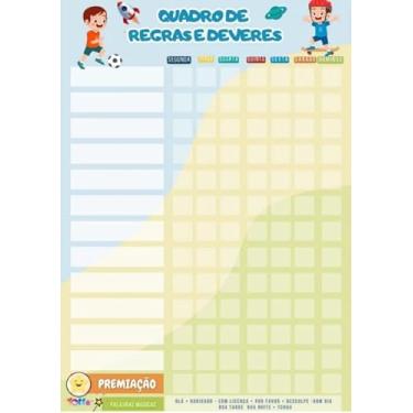 Imagem de Planner Imantado Para Geladeira Masculino