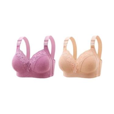 Imagem de Bralette de Renda Plus Size - Decote V Profundo - Lingerie Sexy, 36, 2