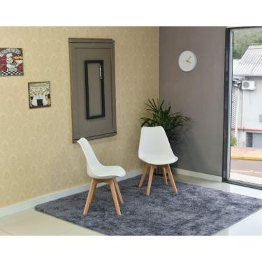 Imagem de Mesa Dobrável Retrátil 120x75 Volpi e 2 Cadeiras Leda Branca