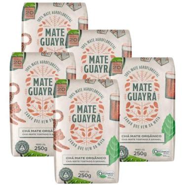 Imagem de Kit 5 Chá Mate Erva Mate Guayra Tostado 250 gramas Gelado ou Quente, 2