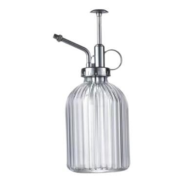 Imagem de Ｂｅｓｇａ Borrifador de vidro para irrigação, pulverizador de plantas com bomba, ferramenta de jardinagem portátil recarregável, regador para jardim interno e, Claro