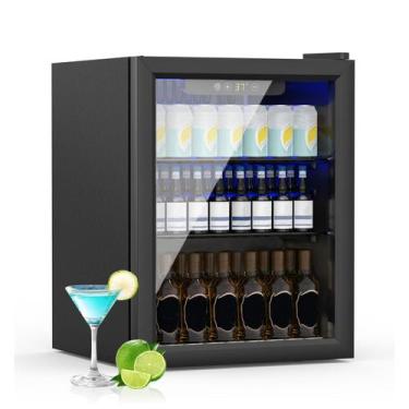 Imagem de Geladeira de bebidas DollarDash Compact 70 latas/37L com porta de vidr