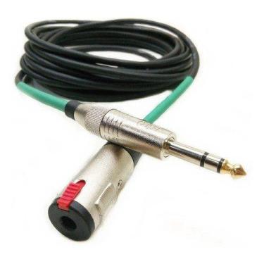 Imagem de Cabo Extensor Fone Ouvido P10 X Jack P10 Fêmea 5 Metros - Carbon