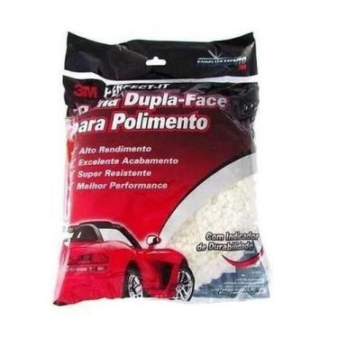 Imagem de Boina De Lã Dupla Face Branca Normal 8 Pol Pn33313 - 3M