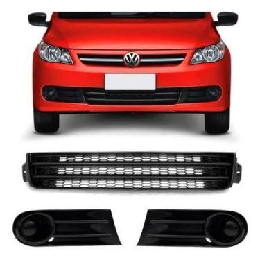 Imagem de Kit completo Grades Gol G5 Saveiro G5 Voyage G5 Grade Central Parachoq
