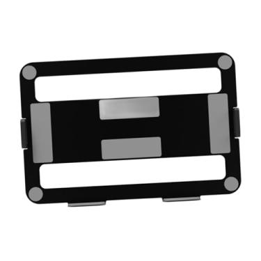 Imagem de BaotyJie Bandeja para laptop para montagem em, bandeja para notebook, acessórios para mesa de escritório, suporte para notebook portátil, resistente e, Preto