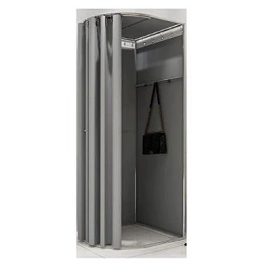 Imagem de Loja de roupas simples, provador, loja de roupas, provador, vestiário dobrável com cortina de sombreamento, proteção temporária de privacidade para boutiques, escritório, vestiário portátil