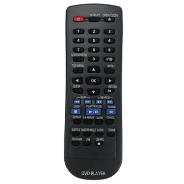 Imagem de Controle remoto de substituição N2QAYA000080 aplicável para Panasonic DVD Player DVD-S500 DVD-S700 DVD-S500EP-K
