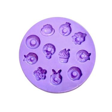 Imagem de F1481 molde de silicone donuts diversos confeitaria biscuit - confeita