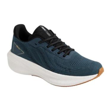 Imagem de Tênis Actvitta Light Foam Pro Masculino Conforto e Leveza, Petroleo, 4