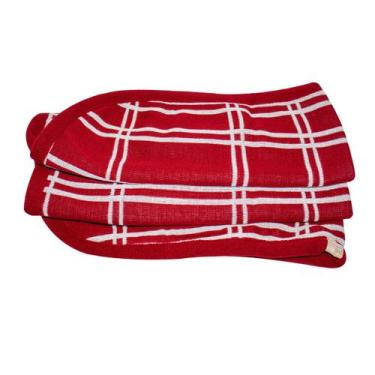 Imagem de Manta para Bebê Xadrez - Kowak, Vermelho