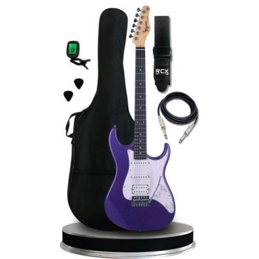 Imagem de Kit Guitarra Tagima Stratocaster, TG-520 Metallic Purple