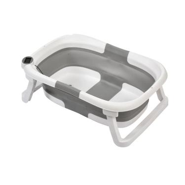 Imagem de Banheira de Bebê Galzerano Compacta Dobrável 7095 Cinza