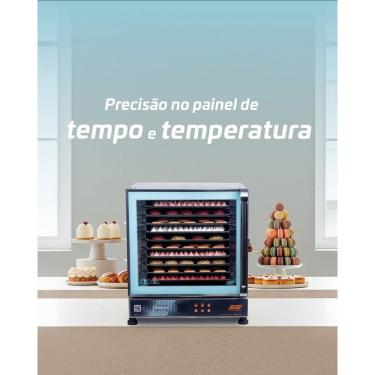 Imagem de Forno Elétrico de Convecção FETPD Maxx Azul 10 Assadeiras Modelo Turbo Professional Digital Titã