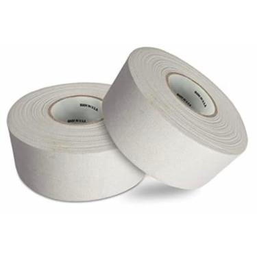 Imagem de Fita de tecido branca CellyTape, 3,8 cm de largura, 2 - pacote, fita adesiva de hóquei no gelo forte e fácil de rasgar feita nos EUA