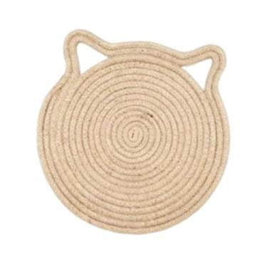 Imagem de IEUDNS Tapete arranhador para gatos, protetor de móveis de papelão, suprimentos para animais de estimação, almofada de substituição para gatinhos, L