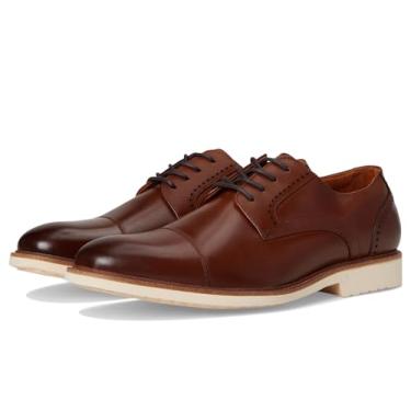 Imagem de STACY ADAMS Wesbridge Sapato Oxford masculino com cadarço, Chocolate, 13 Wide