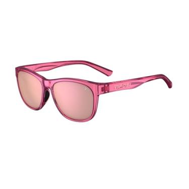 Imagem de Óculos de sol Swank Sport – Ideal para ciclismo, golfe, caminhadas, pickleball, corrida, tênis e ótimo visual de estilo de vida, Lente neon radiante rosa/marrom com espelho rosa com ar, Medium