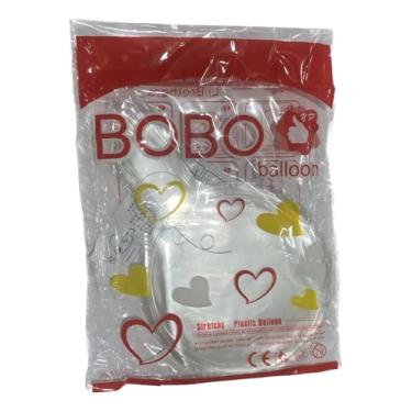 Imagem de Kit 50 Balões BOBO Bubble Transparentes 24 Polegadas 60cm Balões Bolha em PVC para Decoração de Festas Casamentos e Eventos