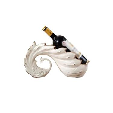 Imagem de Suporte de vinho para armazenamento de vinho, decorações de armário de vinho, sala de estar, criativo, moderno, leve, luxuoso, suporte de garrafa de vinho, suporte de garrafa de vinho, bancada