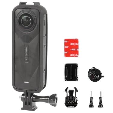 Imagem de PellKing Moldura para Insta360 One X5, suporte de gaiola com adesivo adesivo 3M, moldura estendida X4 acessórios para câmera