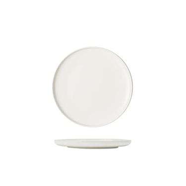 Imagem de Prato de serviço Pratos de jantar de porcelana pratos redondos multicoloridos prato de servir de cerâmica para salada de bife e macarrão restaurante festa família pratos de servir pratos (cor: D