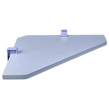 Imagem de Prateleira De Canto Kids Azul SERENITY 15x350x350mm Com suporte - PRAT