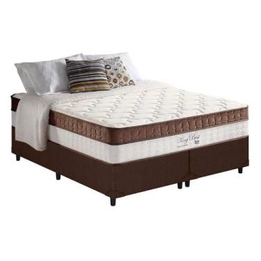 Imagem de Cama Box King: Colchão Molas Ensacadas Anjos MasterPocket King Best Ma