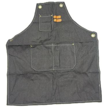 Imagem de Avental Churrasqueiro Profissional - MEC, Preto
