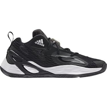 Imagem de adidas Tênis de basquete unissex adulto D Rose Son of Chi, Core Black-Silver Metallic-Team Cinza Escuro, 39 BR
