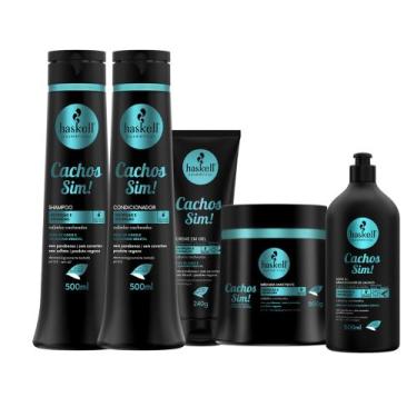 Imagem de Kit Cachos Sim! Haskell 5 itens, 500ml