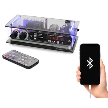 Imagem de Amplificador de som áudio com bluetooth para caixa acústica, Mborg Mdbt 40 Com Fm, Usb, Sd, Bluetooth