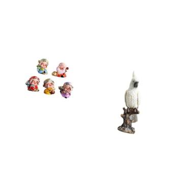 Imagem de Fenteer Estatuetas de Resina de Da Fortuna, Escultura de Mesa, Estátua de Animal Rico, Mini Ornamentos Decorativos para Decoração de Interiores, Mesa