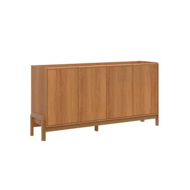 Imagem de Aparador Buffet Para Sala Elegance 4 Portas Lukaliam Móveis Jequitiba Jequitiba