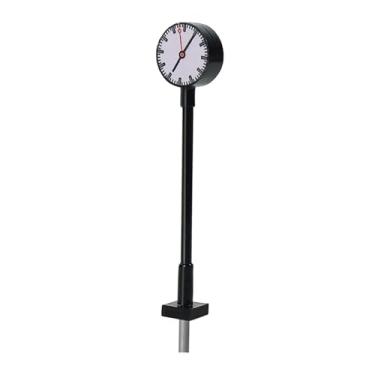 Imagem de YIJU Relógio de Plataforma Luminoso para Ferromodelismo em Escala 1:87, Ideal para Maquetes Arquitetônicas.